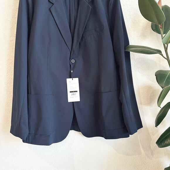 Ministry Of Supply Kinetic Mens Stretch Blazer Sport Coat Jacket XXXL Navy Blue - Picture 3 of 12